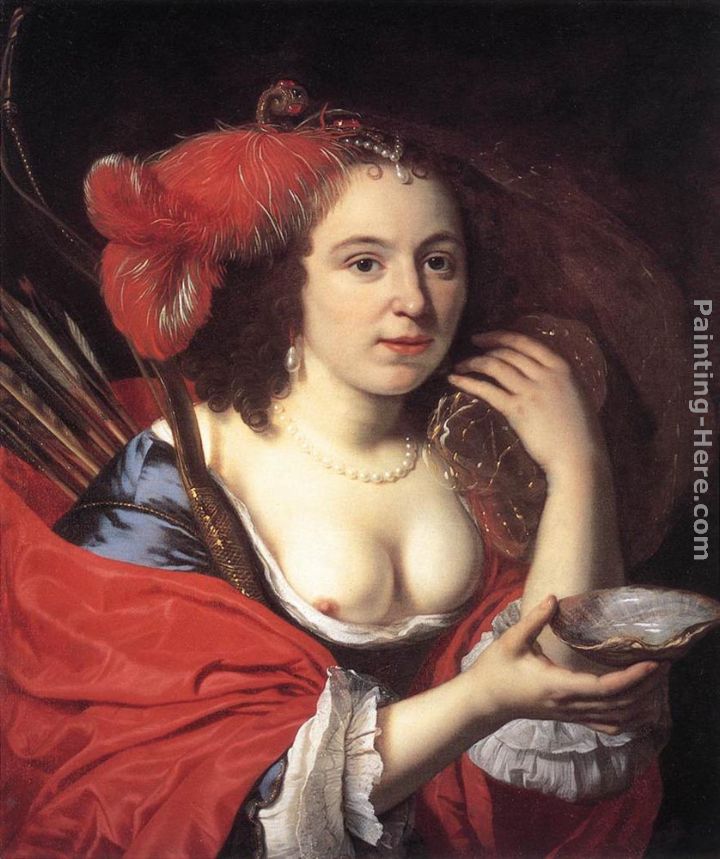 Anna du Pire as Granida painting - Bartholomeus van der Helst Anna du Pire as Granida art painting